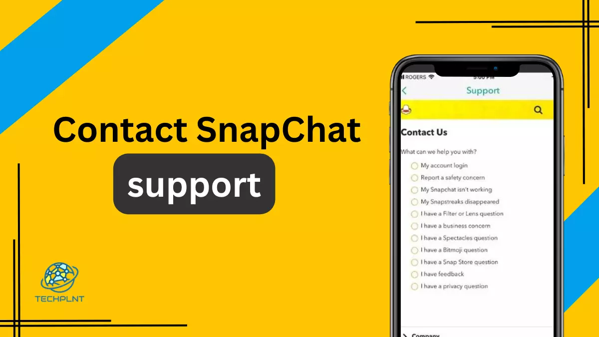 Contact SnapChat support